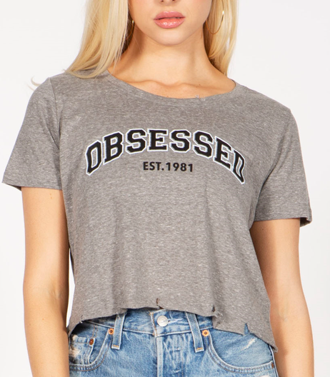 Obsessed Crop Tee