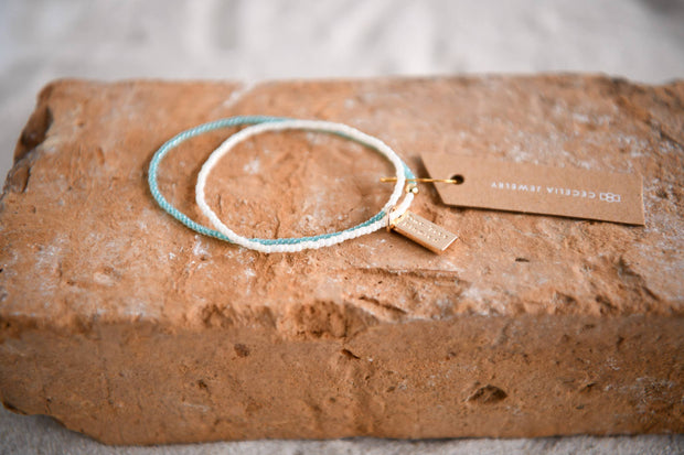 Cecelia Designs Jewelry - Golden Ocean Seed Bead Double Wrap