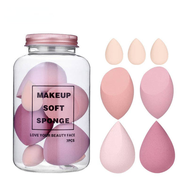 Spongo - Soft Makeup Sponge 7 Pcs: Pink