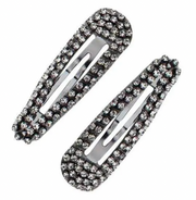 Rhinestone Snap Clips