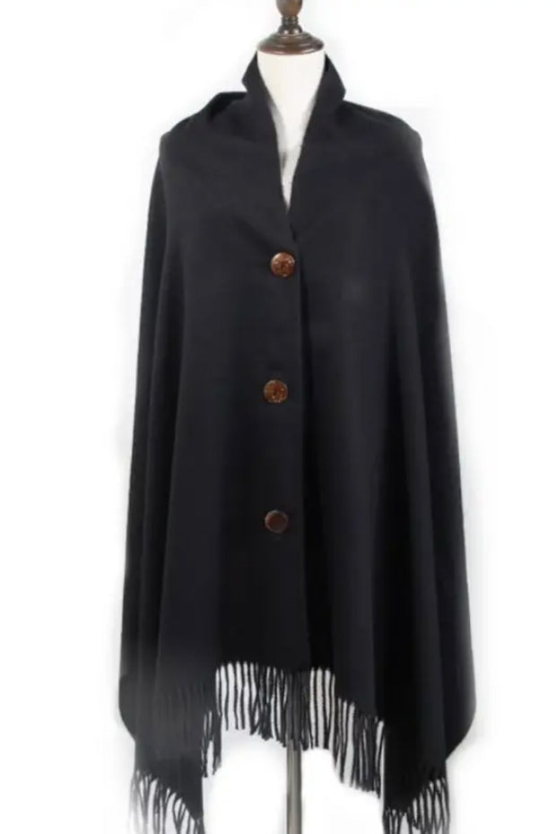 Allison Button Poncho
