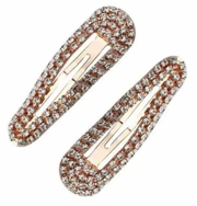 Rhinestone Snap Clips