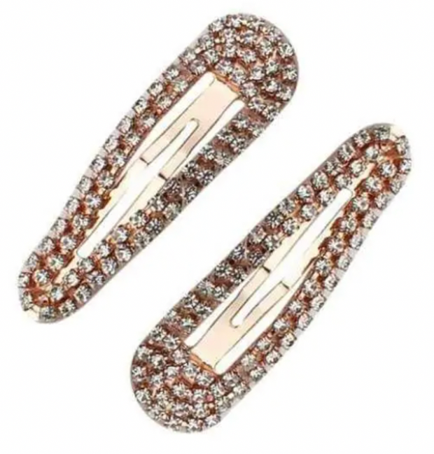Rhinestone Snap Clips