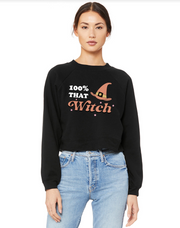 100% THAT WITCH CROPPED SWEATSHIRT