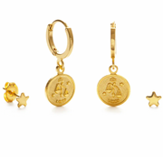 Zodiac Huggie Earrings