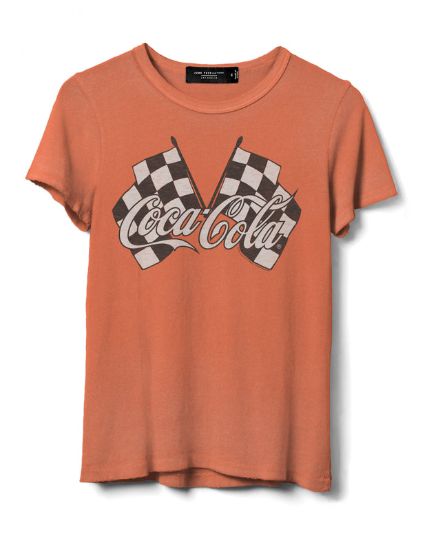 Coca Cola Checkered Flag T Shirt